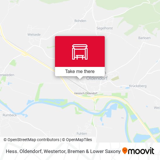 Hess. Oldendorf, Westertor map