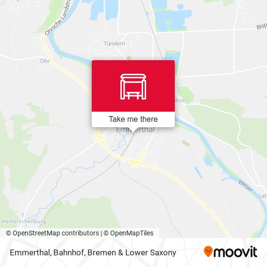 Emmerthal, Bahnhof map