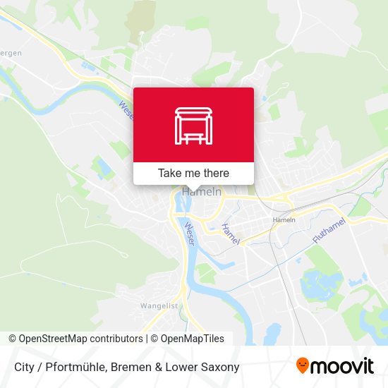 City / Pfortmühle map
