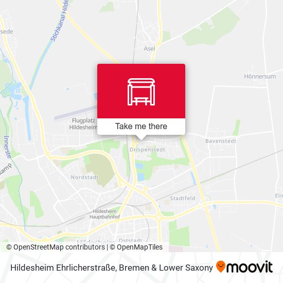 Hildesheim Ehrlicherstraße map