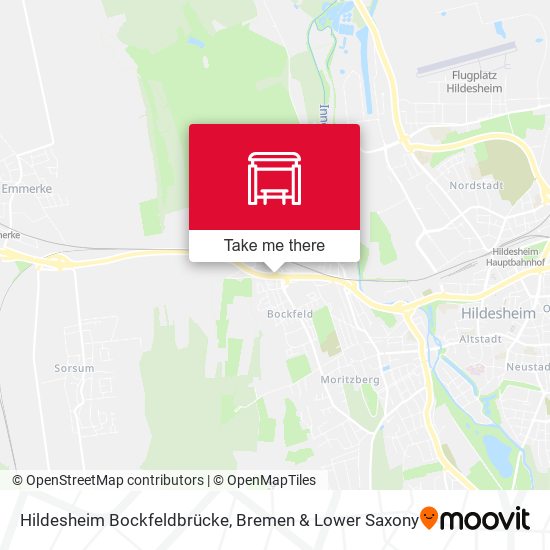Hildesheim Bockfeldbrücke map