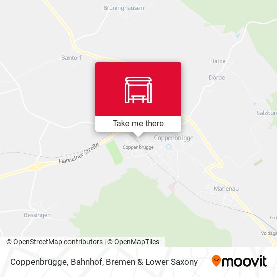 Coppenbrügge, Bahnhof map