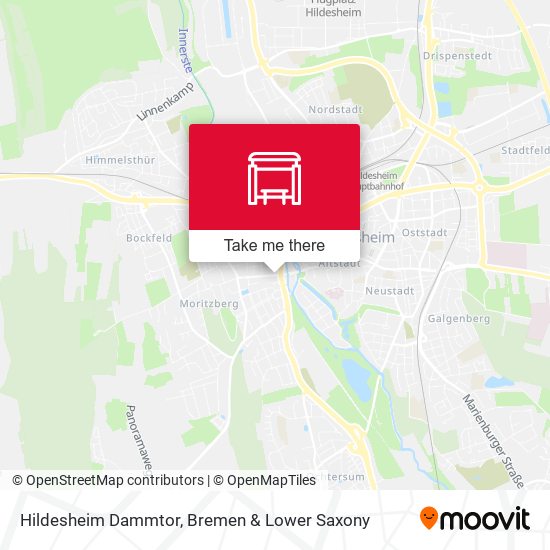 Hildesheim Dammtor map