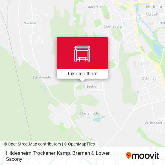 Hildesheim Trockener Kamp map