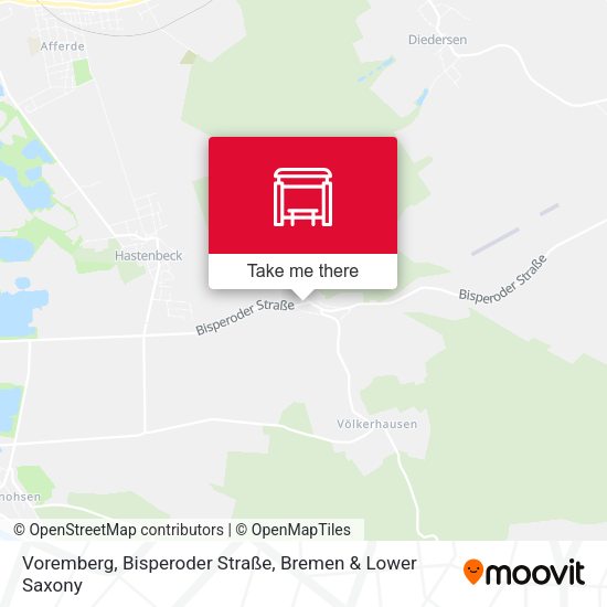 Voremberg, Bisperoder Straße map