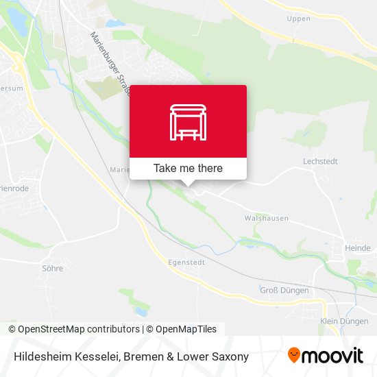 Hildesheim Kesselei map