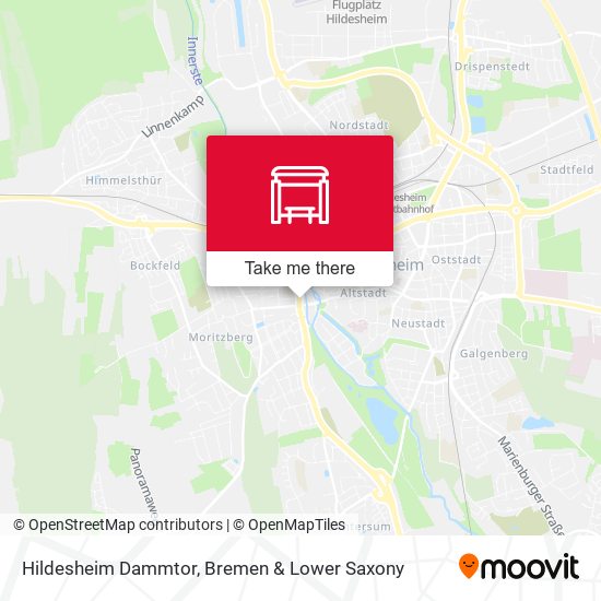 Hildesheim Dammtor map