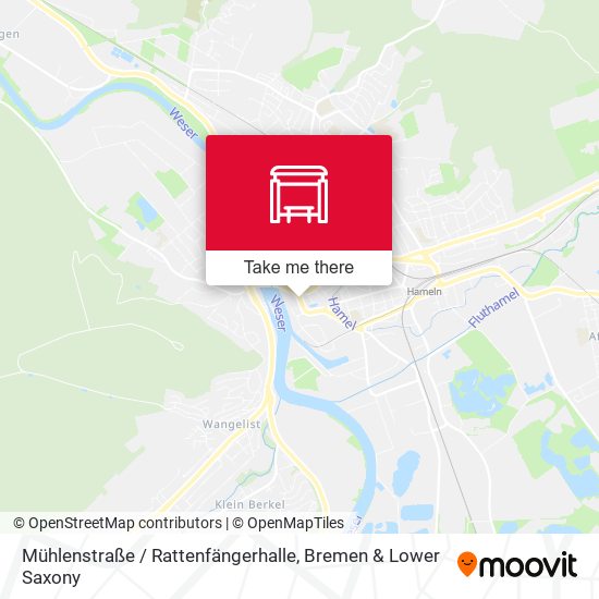 Mühlenstraße / Rattenfängerhalle map