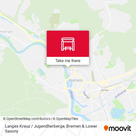 Langes Kreuz / Jugendherberge map