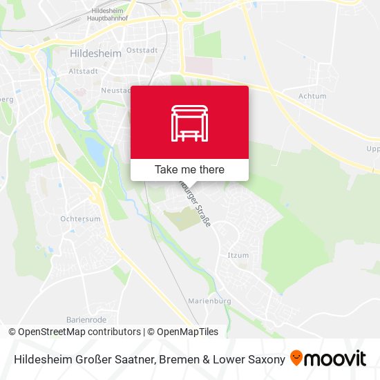 Hildesheim Großer Saatner map