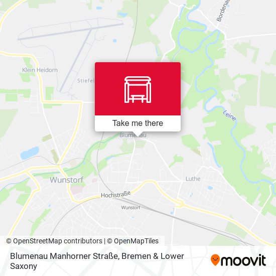 Blumenau Manhorner Straße map