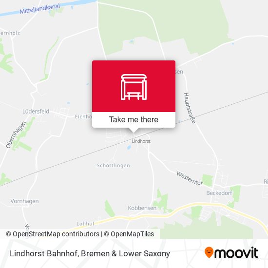 Lindhorst Bahnhof map