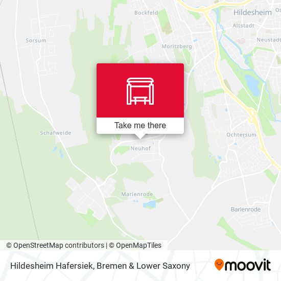 Hildesheim Hafersiek map