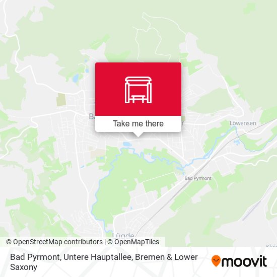 Bad Pyrmont, Untere Hauptallee map