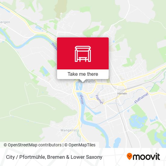 City / Pfortmühle map