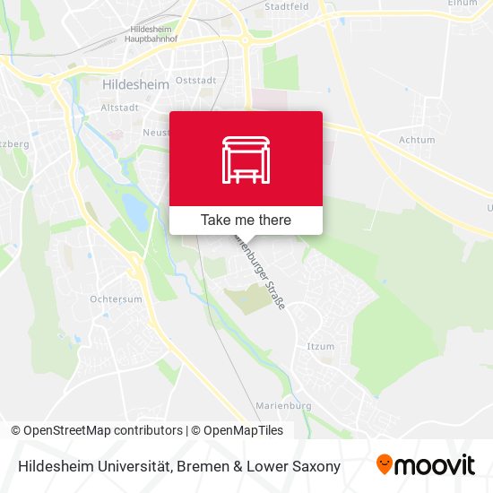 Hildesheim Universität map