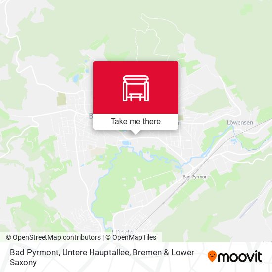 Bad Pyrmont, Untere Hauptallee map