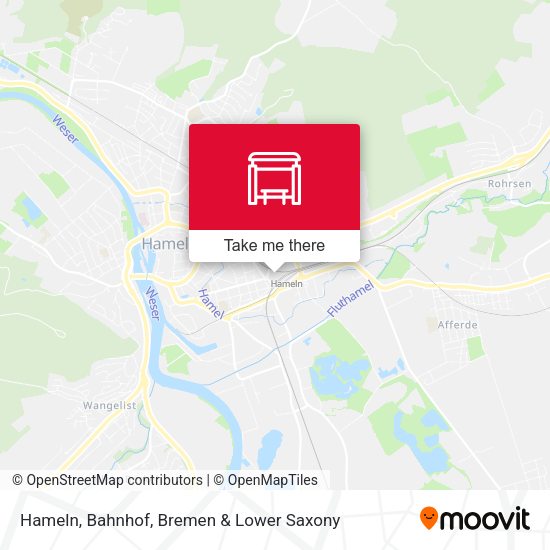 Hameln, Bahnhof map