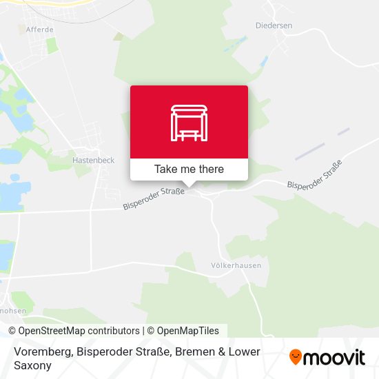 Voremberg, Bisperoder Straße map