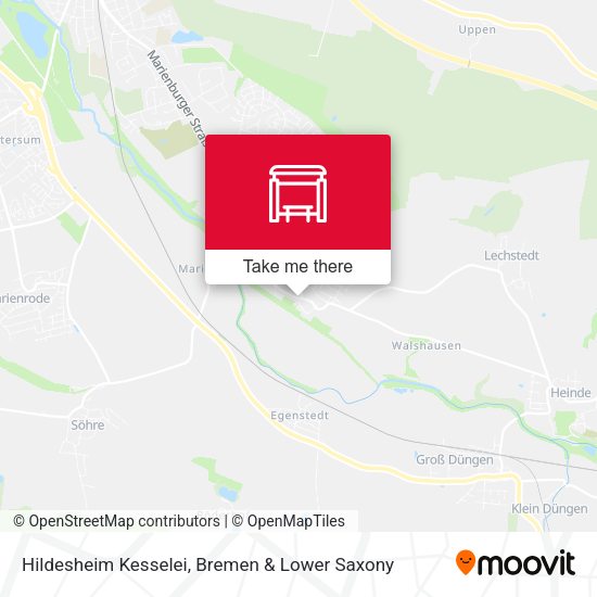 Hildesheim Kesselei map