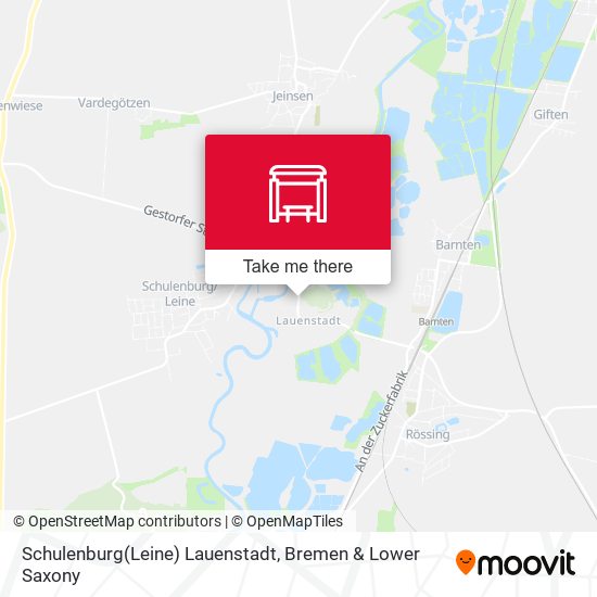 Schulenburg(Leine) Lauenstadt map