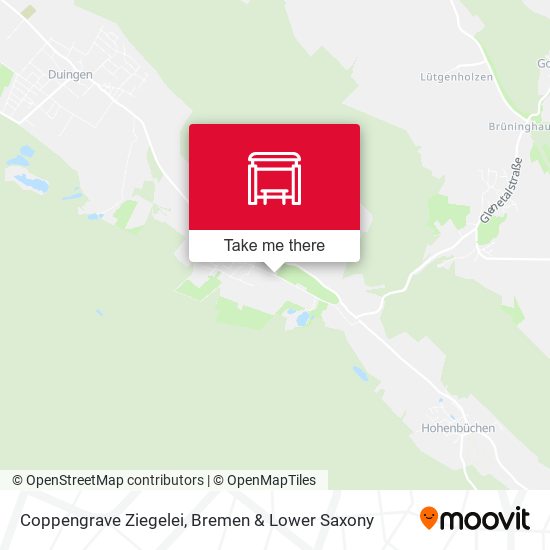 Coppengrave Ziegelei map
