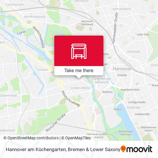 Hannover am Küchengarten map