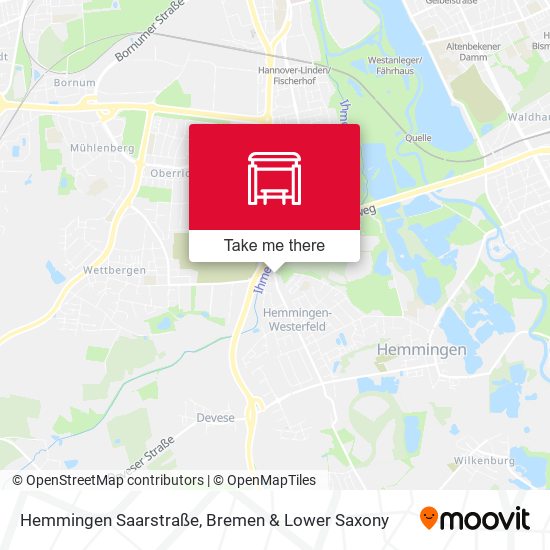 Hemmingen Saarstraße map
