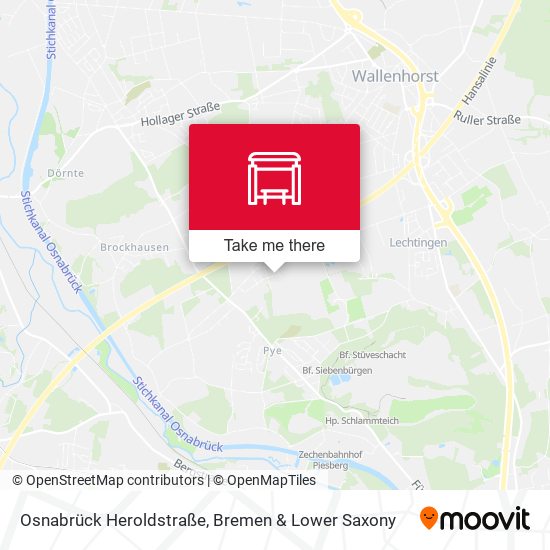 Osnabrück Heroldstraße map