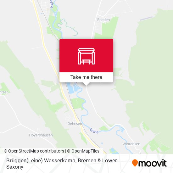 Brüggen(Leine) Wasserkamp map