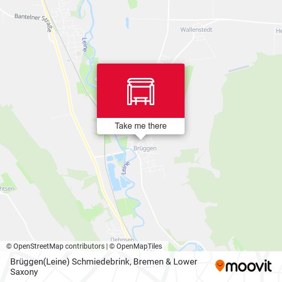 Brüggen(Leine) Schmiedebrink map