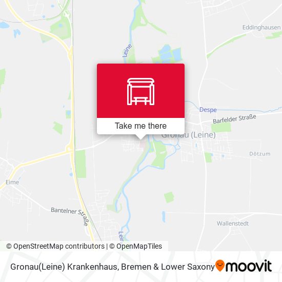 Gronau(Leine) Krankenhaus map