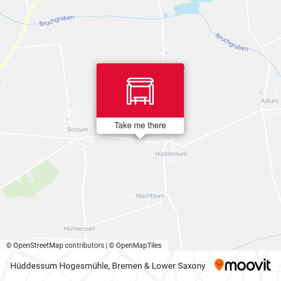 Hüddessum Hogesmühle map