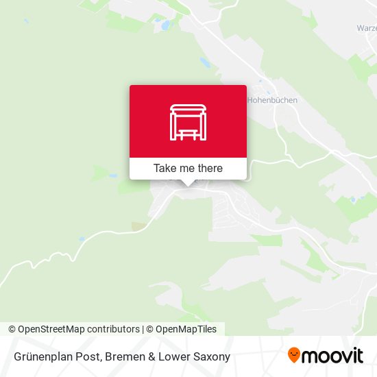 Grünenplan Post map