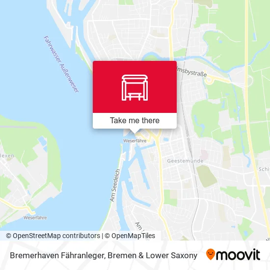 Карта Bremerhaven Fähranleger