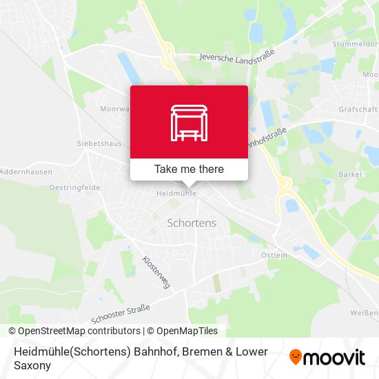 Heidmühle(Schortens) Bahnhof map