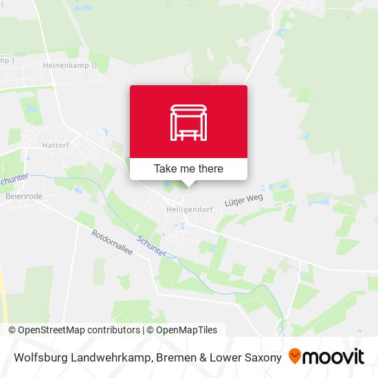 Wolfsburg Landwehrkamp map