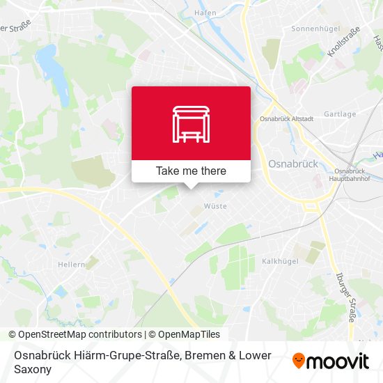 Osnabrück Hiärm-Grupe-Straße map