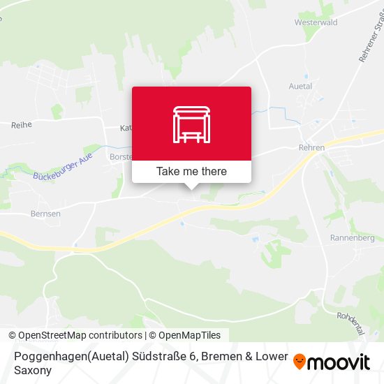Poggenhagen(Auetal) Südstraße 6 map