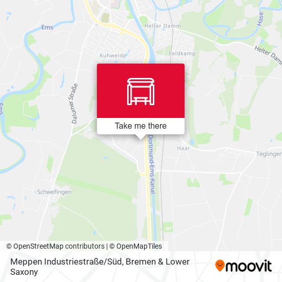 Meppen Industriestraße/Süd map
