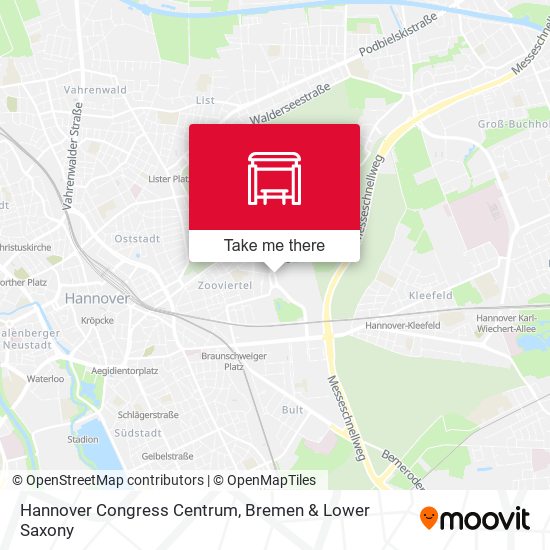 Hannover Congress Centrum map