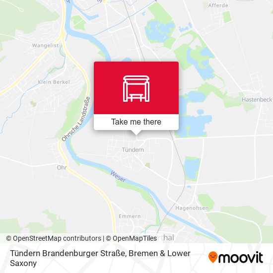 Tündern Brandenburger Straße map