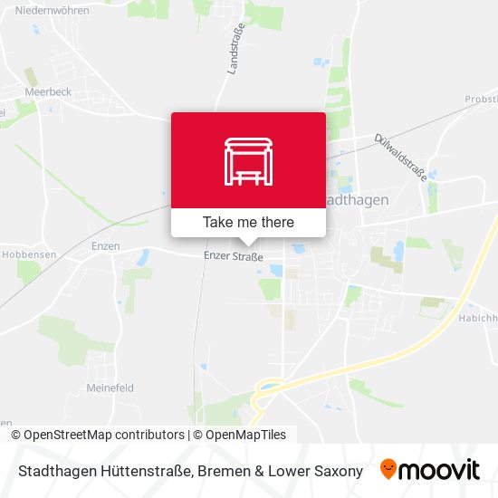 Stadthagen Hüttenstraße map