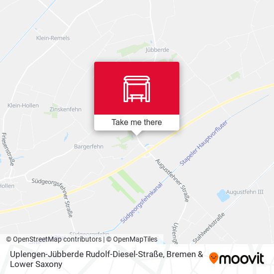 Uplengen-Jübberde Rudolf-Diesel-Straße map
