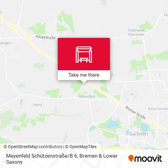 Meyenfeld Schützenstraße/B 6 map
