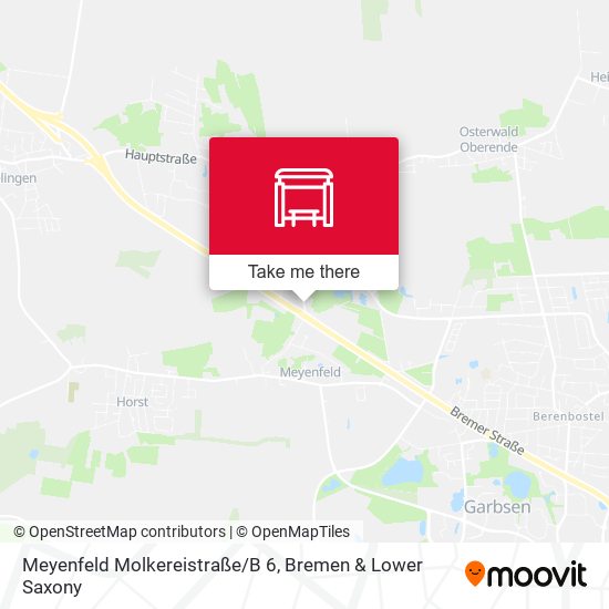 Meyenfeld Molkereistraße/B 6 map