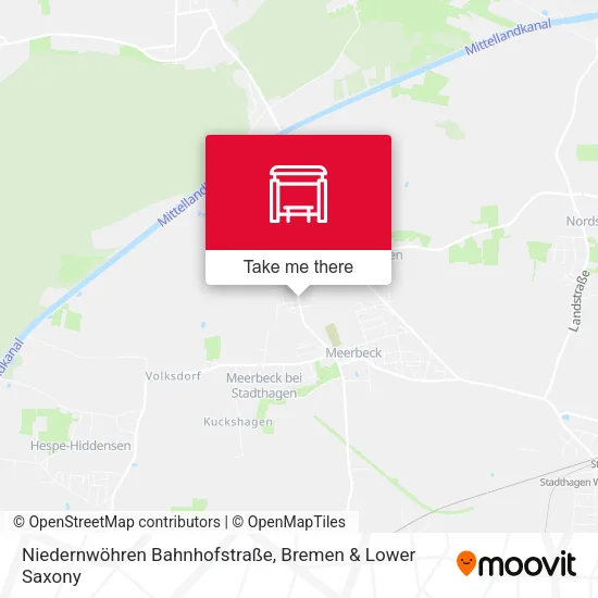 Карта Niedernwöhren Bahnhofstraße