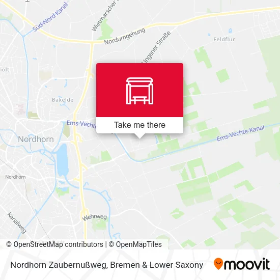 Nordhorn Zaubernußweg map