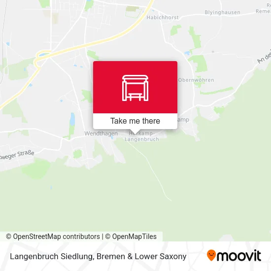 Карта Langenbruch Siedlung