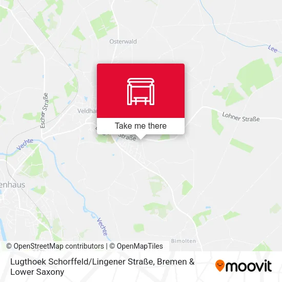 Карта Lugthoek Schorffeld / Lingener Straße